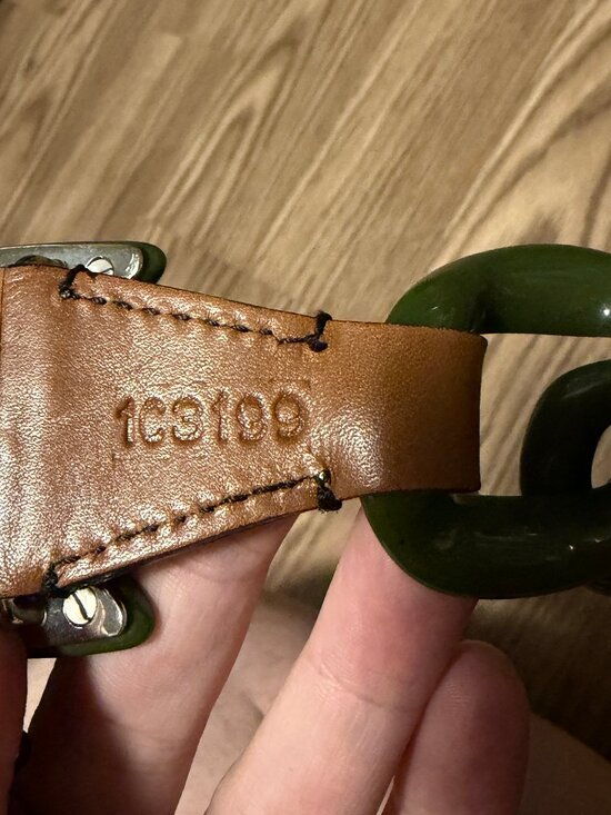 Vintage Prada Belt Green Size 85/34 main image 9